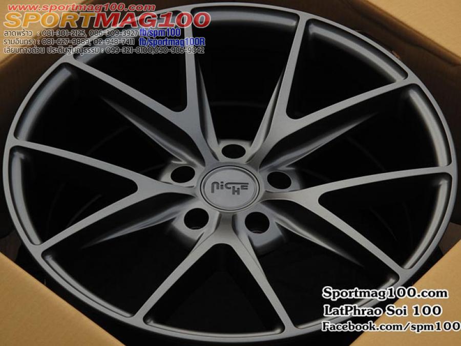 แม็กซ์ใหม่ Niche Misano 5รู112 ET42-50 สีเทา F8.5 R9.5-19นิ้ว แม็กซ์ใหม่ Niche Misano 5รู112 ET42-50 สีเทา F8.5 R9.5-19นิ้ว