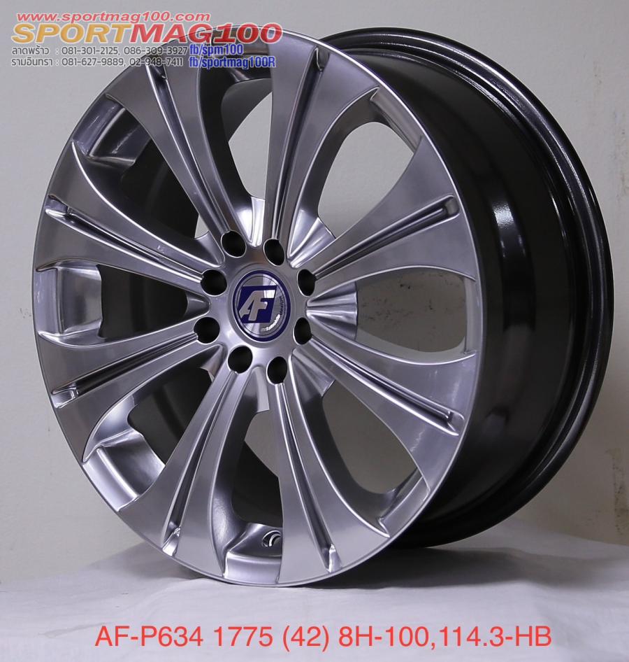 เฮียสั่งลด ล้อแม็กใหม่ AF P634 4รู100/114 ET42 ไฮเปอร์ 7-17นิ้ว เฮียสั่งลด ล้อแม็กใหม่ AF P634 4รู100/114 ET42 ไฮเปอร์ 7-17นิ้ว