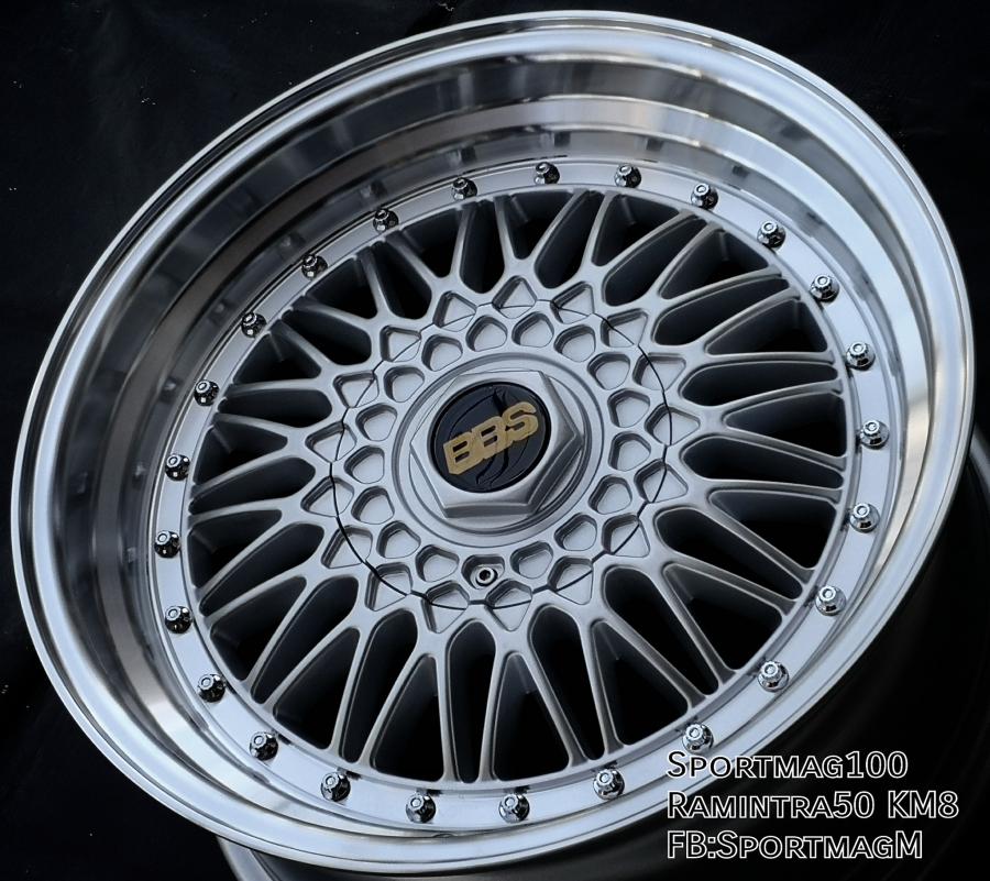 ล้อแม็กใหม่ลาย BBS RS 5รู112/120 ET30 ซิลเวอร์ 8.5-17นิ้ว ล้อแม็กใหม่ลาย BBS RS 5รู112/120 ET30 ซิลเวอร์ 8.5-17นิ้ว
