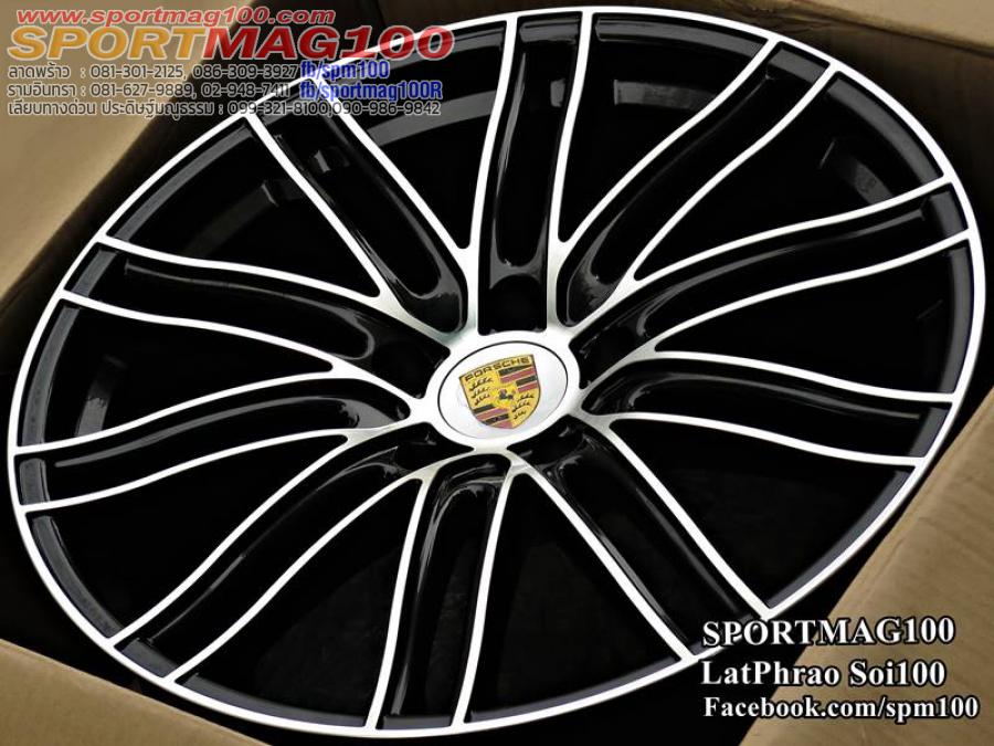 ล้อแม็ก Porsche1381 5รู112 ดำหน้าเงา F9.5 R10-21นิ้ว ล้อแม็ก Porsche1381 5รู112 ดำหน้าเงา F9.5 R10-21นิ้ว