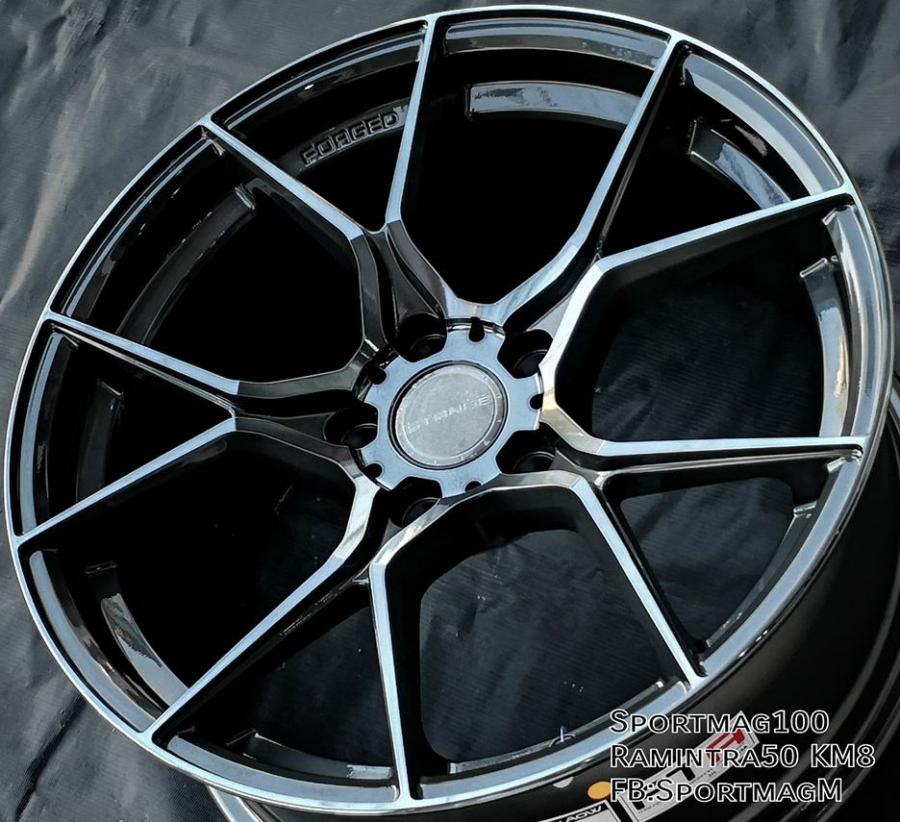 ล้อแม็ก FlowForming AOW16 Stange ขอบ18นิ้ว 5รู114/112 ET35 กันแลคดำ F8.5 R9.5นิ้ว ล้อแม็ก FlowForming AOW16 Stange ขอบ18นิ้ว 5รู114/112 ET35 กันแลคดำ F8.5 R9.5นิ้ว