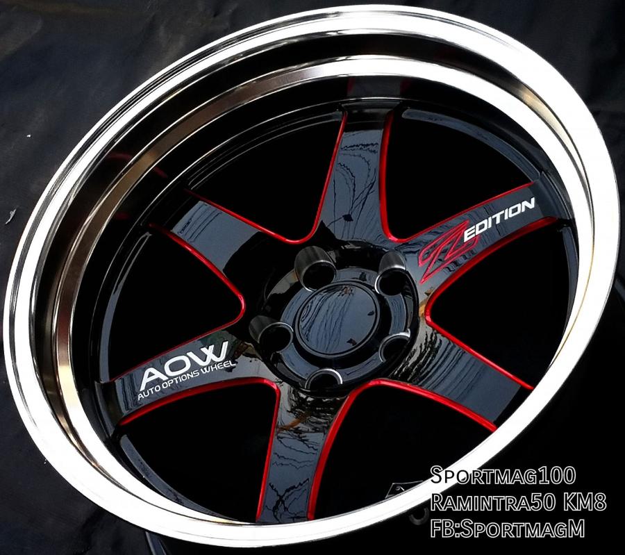 แม็กซ์ใหม่ AutoOption Weld007 5รู114 ดำมิลลิ่งเส้นแดงขอบเงิน F9.5 R10.5-18นิ้ว แม็กซ์ใหม่ AutoOption Weld007 5รู114 ดำมิลลิ่งเส้นแดงขอบเงิน F9.5 R10.5-18นิ้ว