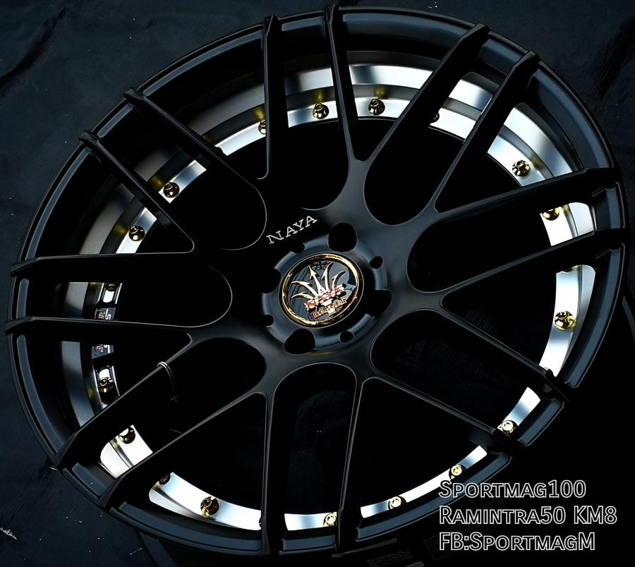 ล้อแม็กใหม่ NAYA Dagger Berano 4รู100 ET40 ดำด้านอันเดอร์คัต F8 R9-18นิ้ว ล้อแม็กใหม่ NAYA Dagger Berano 4รู100 ET40 ดำด้านอันเดอร์คัต F8 R9-18นิ้ว