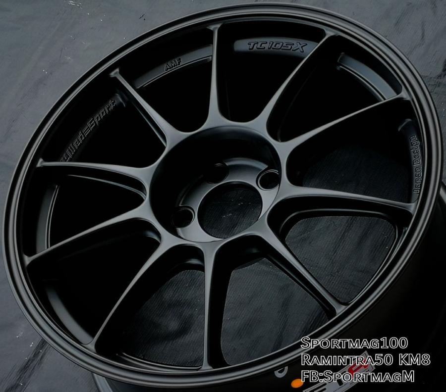 ล้อใหม่สุดเบา FlowFroming AOW TC105X 5รู114 ET35 ดำด้าน 8.5-18นิ้ว ล้อใหม่สุดเบา FlowFroming AOW TC105X 5รู114 ET35 ดำด้าน 8.5-18นิ้ว