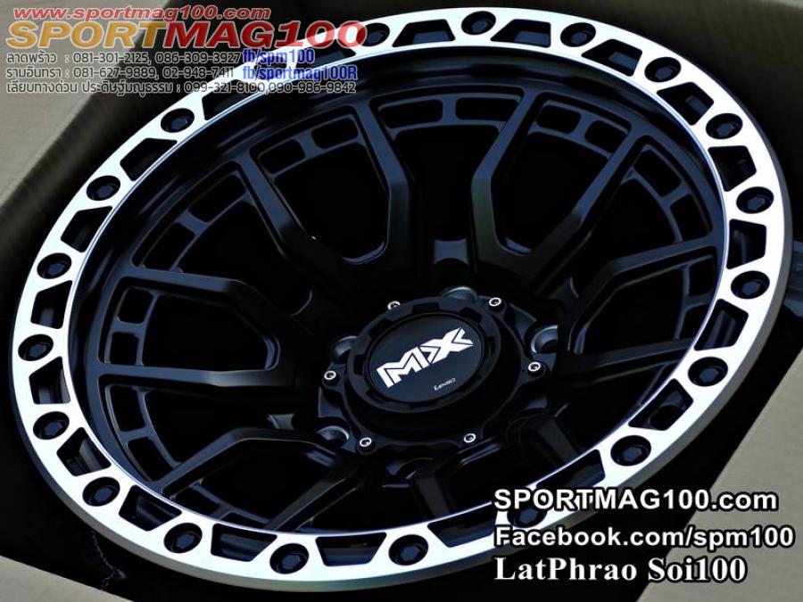 ล้อแม็กใหม่ Lenso MaxA Amuro 6รู139 ดำขอบเงา 8.5-16นิ้ว ล้อแม็กใหม่ Lenso MaxA Amuro 6รู139 ดำขอบเงา 8.5-16นิ้ว