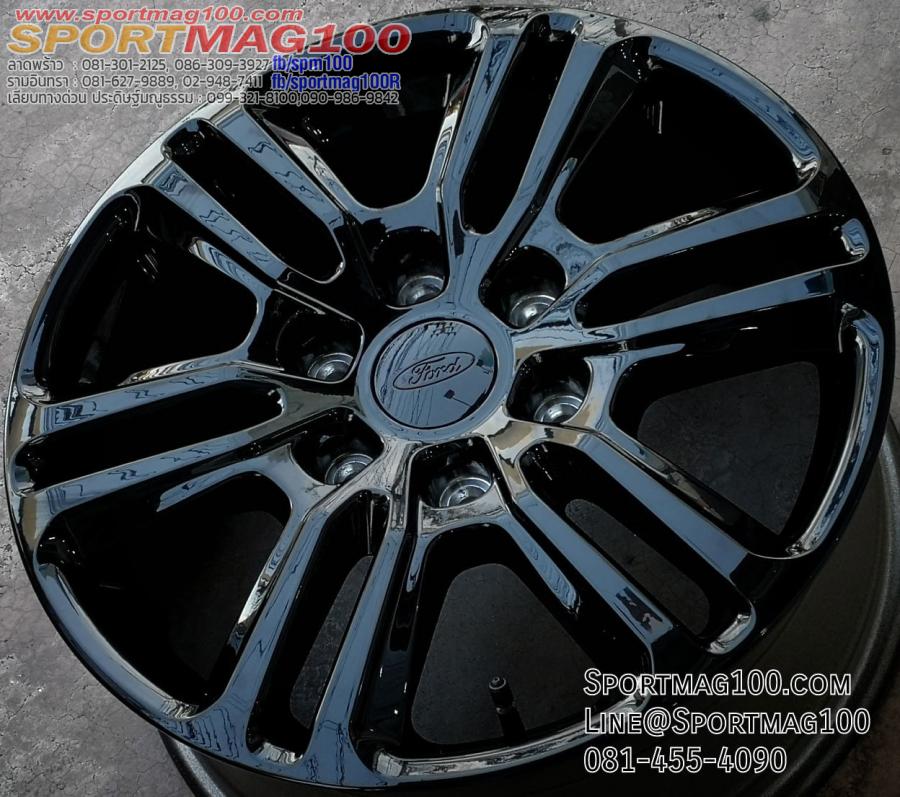 ล้อแม็กป้ายแดง Ford NewRenger 6รู139 รมดำ 8-18นิ้ว(รามอินทรา) ล้อแม็กป้ายแดง Ford NewRenger 6รู139 รมดำ 8-18นิ้ว(รามอินทรา)