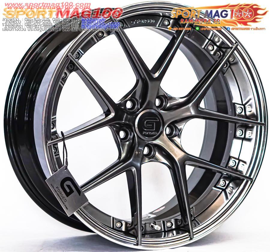ล้อแม็กแท้2ชิ้น G-Forged GF08 5รู114 สีไฮเปอร์ดาร์คขอบเงา ET32-40 F8.5 R9.5-19นิ้ว ล้อแม็กแท้2ชิ้น G-Forged GF08 5รู114 สีไฮเปอร์ดาร์คขอบเงา ET32-40 F8.5 R9.5-19นิ้ว