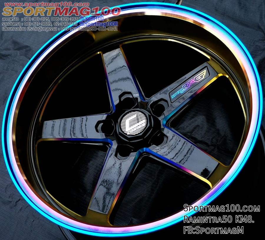 แม็กซ์ใหม่ Cosmis RTG 5รู114 ET12-8 สีไทเทเนียม2 F9.5 R10.5-18นิ้ว แม็กซ์ใหม่ Cosmis RTG 5รู114 ET12-8 สีไทเทเนียม2 F9.5 R10.5-18นิ้ว
