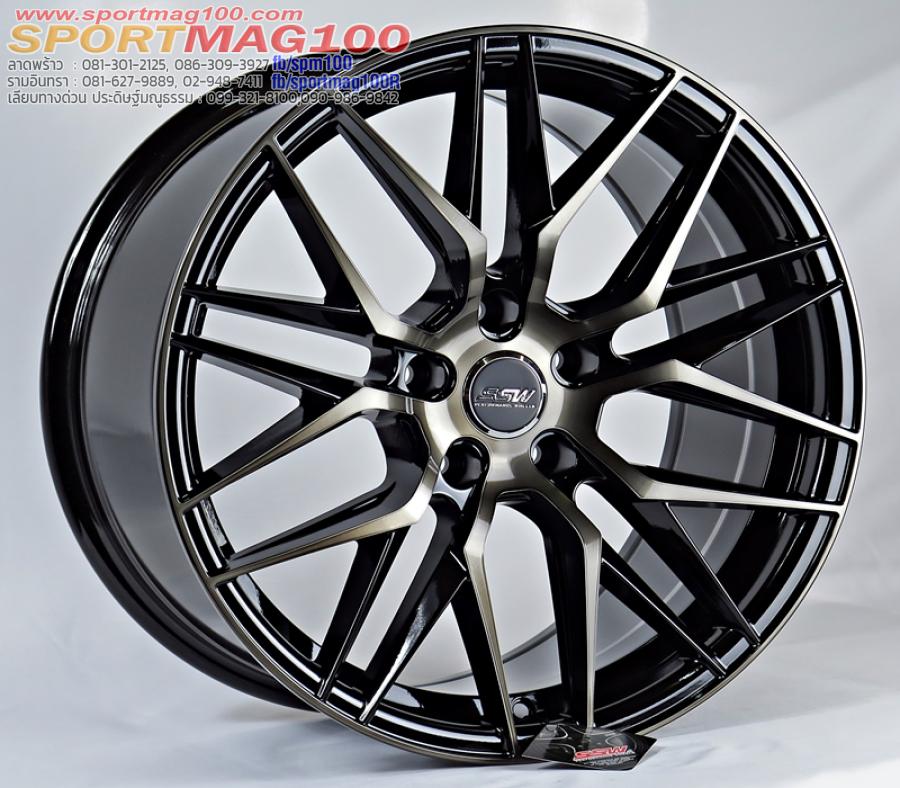ล้อแม็กใหม่ SSW S348 Vorsteiner 5รู100 ดำแลคชา 8-17นิ้ว ล้อแม็กใหม่ SSW S348 Vorsteiner 5รู100 ดำแลคชา 8-17นิ้ว