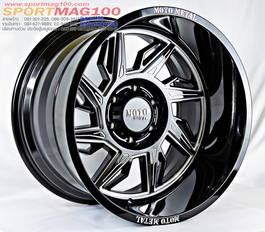 ล้อแม็กใหม่ MOTO Metal MO997 6รู139 ดำเงามิลลิ่ง ET-44 12-20นิ้ว ล้อแม็กใหม่ MOTO Metal MO997 6รู139 ดำเงามิลลิ่ง ET-44 12-20นิ้ว