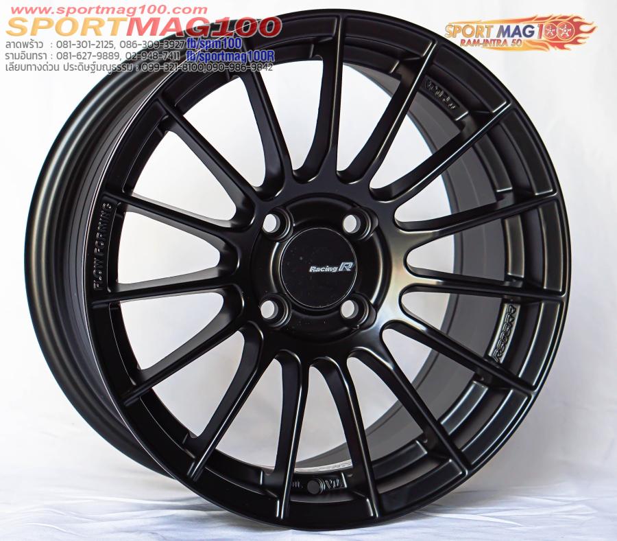 ล้อแม็กใหม่สุดเบา FlowForming MGW RS05RR 4รู100 ET30 ดำด้าน 7-15นิ้ว ล้อแม็กใหม่สุดเบา FlowForming MGW RS05RR 4รู100 ET30 ดำด้าน 7-15นิ้ว