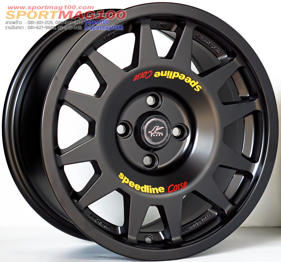 ล้อแม็กใหม่ Kspeed Evo Cross 4รู100 ET32 สีดำด้าน 7.5-15นิ้ว ล้อแม็กใหม่ Kspeed Evo Cross 4รู100 ET32 สีดำด้าน 7.5-15นิ้ว