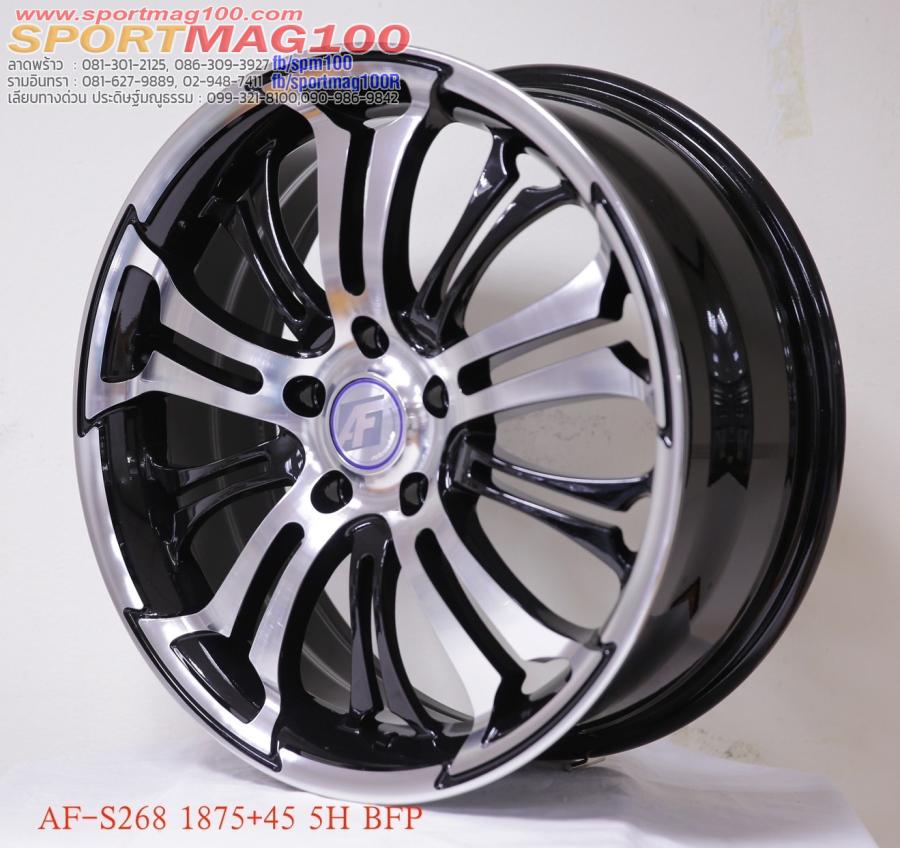 เฮียสั่งลด ล้อแม็กใหม่ AF S286 5รู114 ET45 ดำหน้าเงา 7.5-18นิ้ว เฮียสั่งลด ล้อแม็กใหม่ AF S286 5รู114 ET45 ดำหน้าเงา 7.5-18นิ้ว