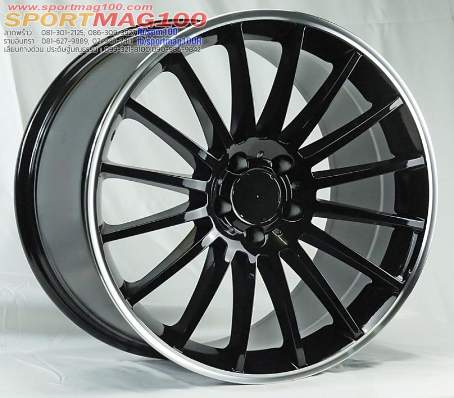 ล้อแม็กซ์ใหม่ Style5 5รู112 ET42-44 ดำด้านขอบเงา สำหรับBenz รุ่นใหม่ F8.5 R9.5-19นิ้ว ล้อแม็กซ์ใหม่ Style5 5รู112 ET42-44 ดำด้านขอบเงา สำหรับBenz รุ่นใหม่ F8.5 R9.5-19นิ้ว