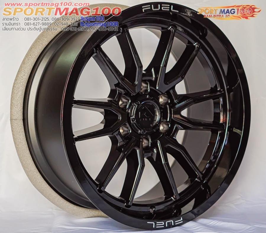 ล้อแม็กใหม่แท้ USA Fuel Clash 6รู139 ET1 ดำแวว 9-20นิ้ว ล้อแม็กใหม่แท้ USA Fuel Clash 6รู139 ET1 ดำแวว 9-20นิ้ว