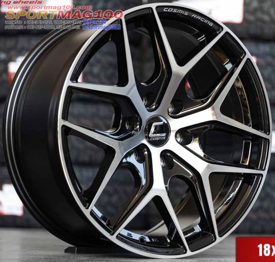 ล้อแม็กใหม่ COSMIS CS06 6รู130 ET25 ดำหน้าเงา 8.5-18นิ้ว(รถตู้Toyotaตัวใหม่) ล้อแม็กใหม่ COSMIS CS06 6รู130 ET25 ดำหน้าเงา 8.5-18นิ้ว(รถตู้Toyotaตัวใหม่)