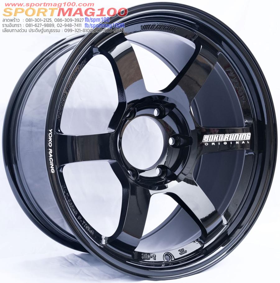 ล้อแม็กใหม่ FlowForming Te37 SUV 6รู139 ET0 ดำแววเลเซอร์ 9-18นิ้ว ล้อแม็กใหม่ FlowForming Te37 SUV 6รู139 ET0 ดำแววเลเซอร์ 9-18นิ้ว