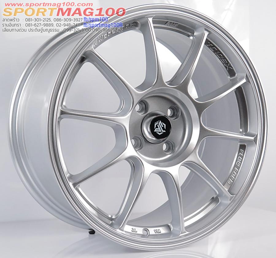 ล้อแม็กใหม่เบา Flowforming Tc105X 4รู100 ET35 ซิลเวอร์ 7.5-17นิ้ว ล้อแม็กใหม่เบา Flowforming Tc105X 4รู100 ET35 ซิลเวอร์ 7.5-17นิ้ว