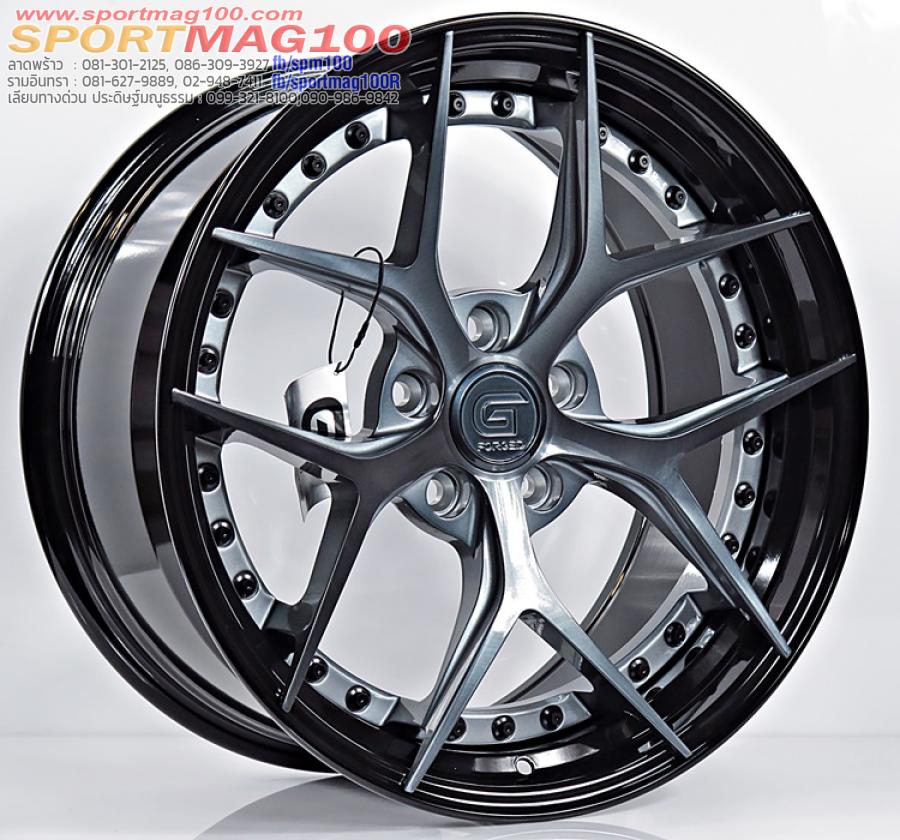 ล้อแม็กแท้2ชิ้น G-Forged GF03 5รู112 สีBrusSilverGlossblack F8.5 R9.5-18นิ้ว ล้อแม็กแท้2ชิ้น G-Forged GF03 5รู112 สีBrusSilverGlossblack F8.5 R9.5-18นิ้ว