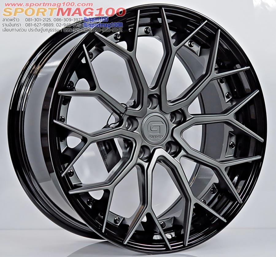 ล้อแม็กแท้2ชิ้น G-Forged GF05 5รู112 สีTitaniumGreymattGlossBlack ET38-40 F8.5 R9.5-19นิ้ว ล้อแม็กแท้2ชิ้น G-Forged GF05 5รู112 สีTitaniumGreymattGlossBlack ET38-40 F8.5 R9.5-19นิ้ว