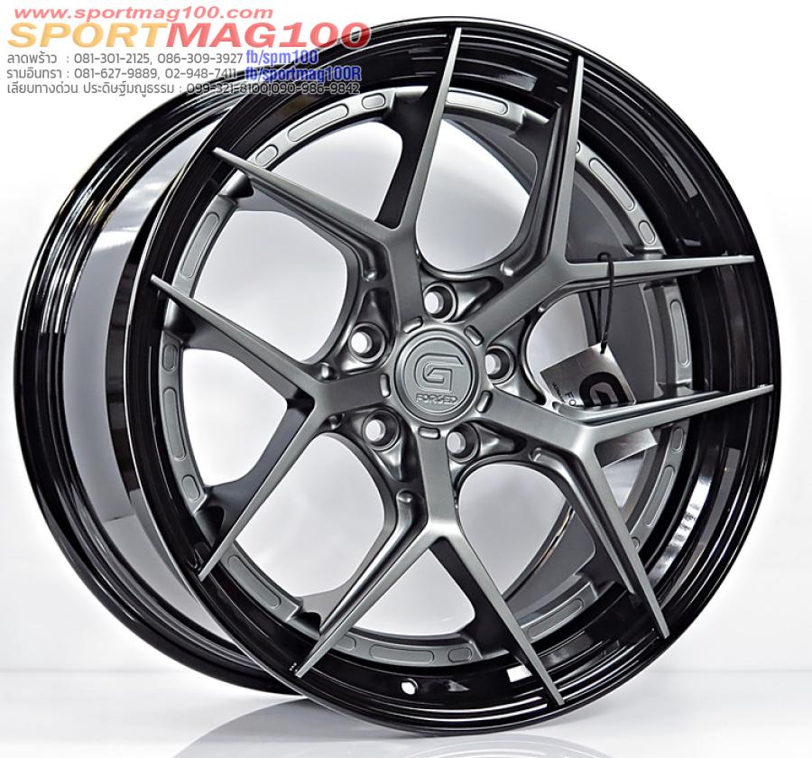 ล้อแม็กแท้2ชิ้น G-Forged GF01 5รู114 สีTitaniumGreymattGlossBlack ET38-40 F8.5 R9.5-19นิ้ว ล้อแม็กแท้2ชิ้น G-Forged GF01 5รู114 สีTitaniumGreymattGlossBlack ET38-40 F8.5 R9.5-19นิ้ว