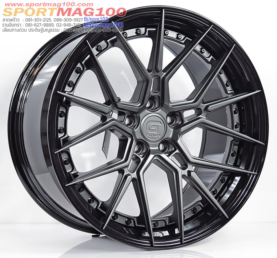 ล้อแม็กแท้2ชิ้น G-Forged GF07 5รู112 สีTitaniumGreymattGlossBlack ET32-40 F8.5 R10-20นิ้ว ล้อแม็กแท้2ชิ้น G-Forged GF07 5รู112 สีTitaniumGreymattGlossBlack ET32-40 F8.5 R10-20นิ้ว