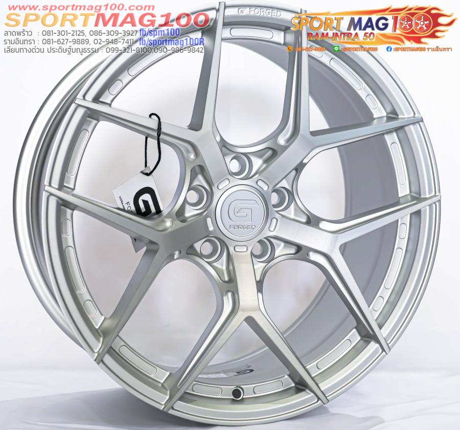 ล้อแม็กแท้ G-Forged GF01M 5รู114/112 สีBrushSilverMatt 8.5-18นิ้ว ล้อแม็กแท้ G-Forged GF01M 5รู114/112 สีBrushSilverMatt 8.5-18นิ้ว