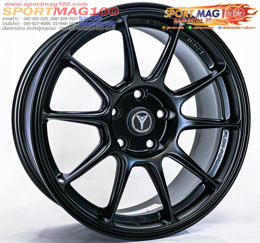 ล้อแม็กใหม่เบา FlowForming Yachiyoda U02R 5รู114 ET30 ดำด้าน 7.5-17นิ้ว(7.65โล) ล้อแม็กใหม่เบา FlowForming Yachiyoda U02R 5รู114 ET30 ดำด้าน 7.5-17นิ้ว(7.65โล)