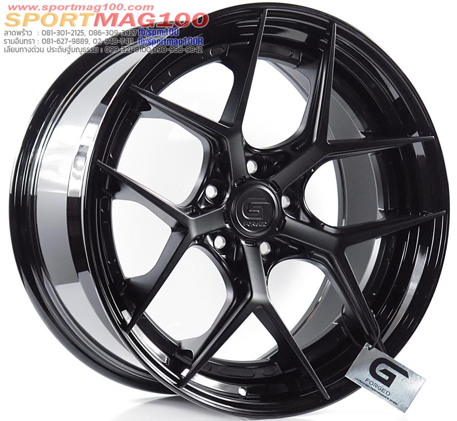 ล้อแม็กแท้2ชิ้น G-Forged GF01 5รู114 สีBlackMatt/GB ET32-40 F8.5 R9.5-19นิ้ว ล้อแม็กแท้2ชิ้น G-Forged GF01 5รู114 สีBlackMatt/GB ET32-40 F8.5 R9.5-19นิ้ว