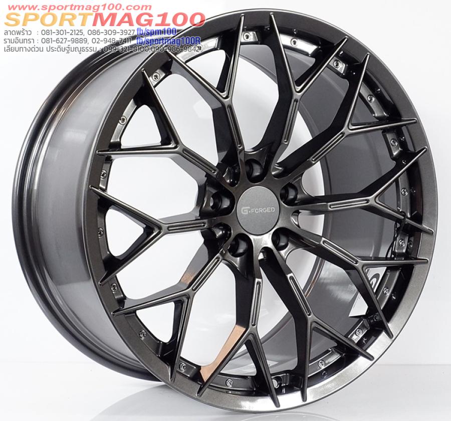 ล้อแม็กแท้ Flowforming Gforged GF06 5รู114 สีDarkGM 8.5 R10-20นิ้ว ล้อแม็กแท้ Flowforming Gforged GF06 5รู114 สีDarkGM 8.5 R10-20นิ้ว