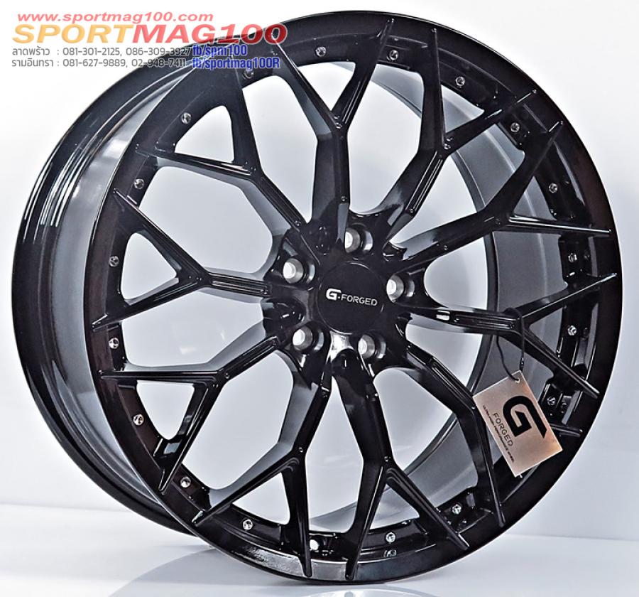 ล้อแม็กแท้ Flowforming Gforged GF06 5รู114 สีGlossblack ET32-40 8.5 R10-20นิ้ว ล้อแม็กแท้ Flowforming Gforged GF06 5รู114 สีGlossblack ET32-40 8.5 R10-20นิ้ว