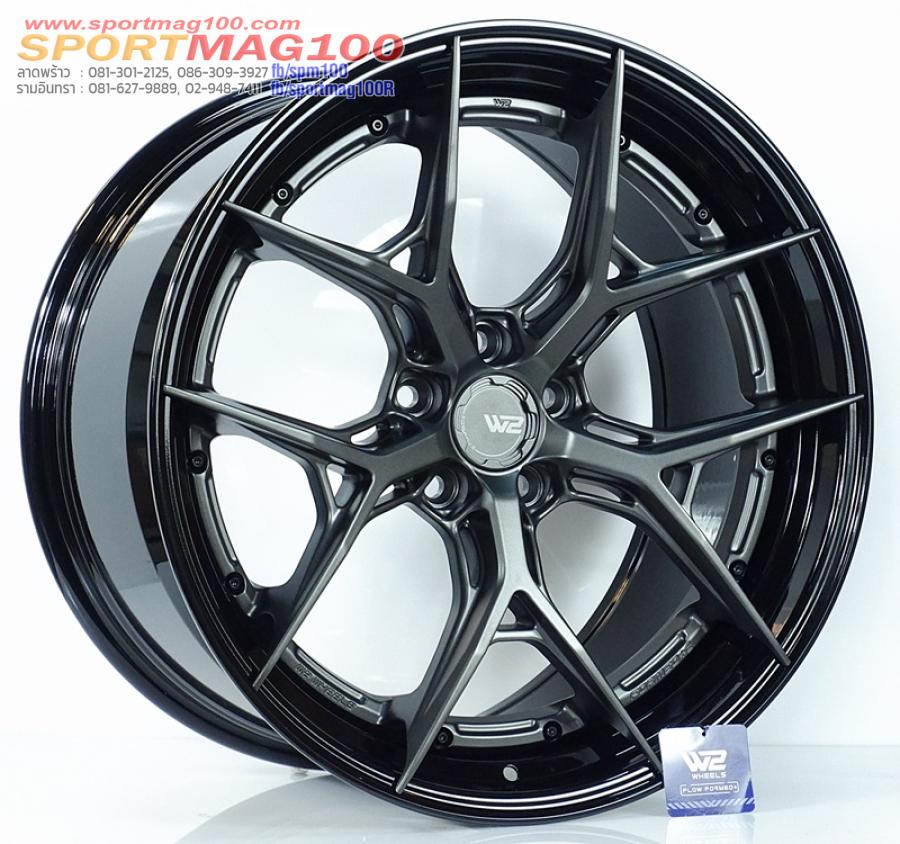 ล้อแม็กแท้2ชิ้นสุดเบา Flowforming W2BF 5รู112 แมทกันขอบกลอสแบล็ค ET35-40 F9 R10-20นิ้ว ล้อแม็กแท้2ชิ้นสุดเบา Flowforming W2BF 5รู112 แมทกันขอบกลอสแบล็ค ET35-40 F9 R10-20นิ้ว