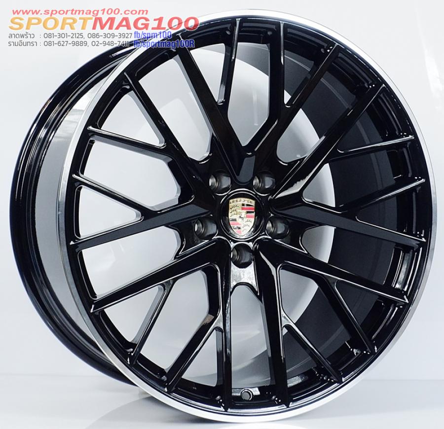 ล้อแม็กเบาสุด FORGED Porsche D5018 5รู112 ET26-19 ดำขอบเงา F9 R10-20นิ้ว ล้อแม็กเบาสุด FORGED Porsche D5018 5รู112 ET26-19 ดำขอบเงา F9 R10-20นิ้ว