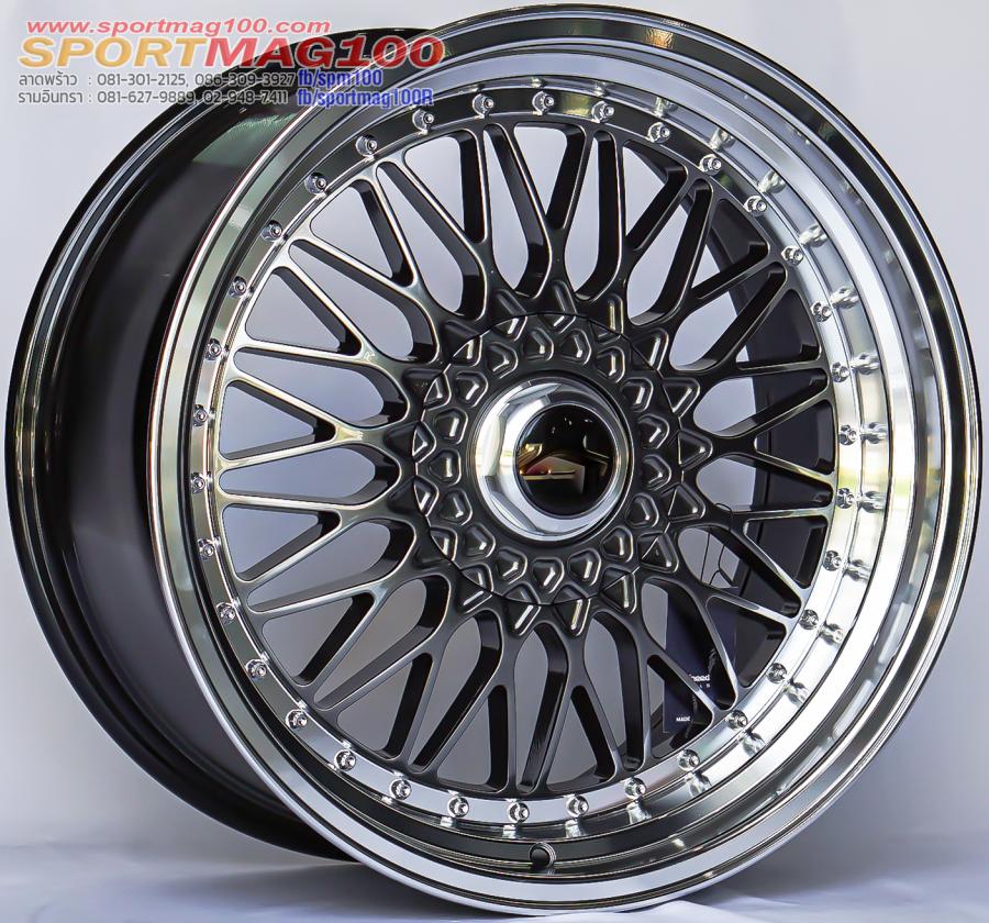 ล้อแม็กใหม่พรีเมียม FlowForming BRS RS 5รู114 ET35-40 ไฮเปอร์ดาร์คขอบเงา F8.5 R9.5-19นิ้ว ล้อแม็กใหม่พรีเมียม FlowForming BRS RS 5รู114 ET35-40 ไฮเปอร์ดาร์คขอบเงา F8.5 R9.5-19นิ้ว