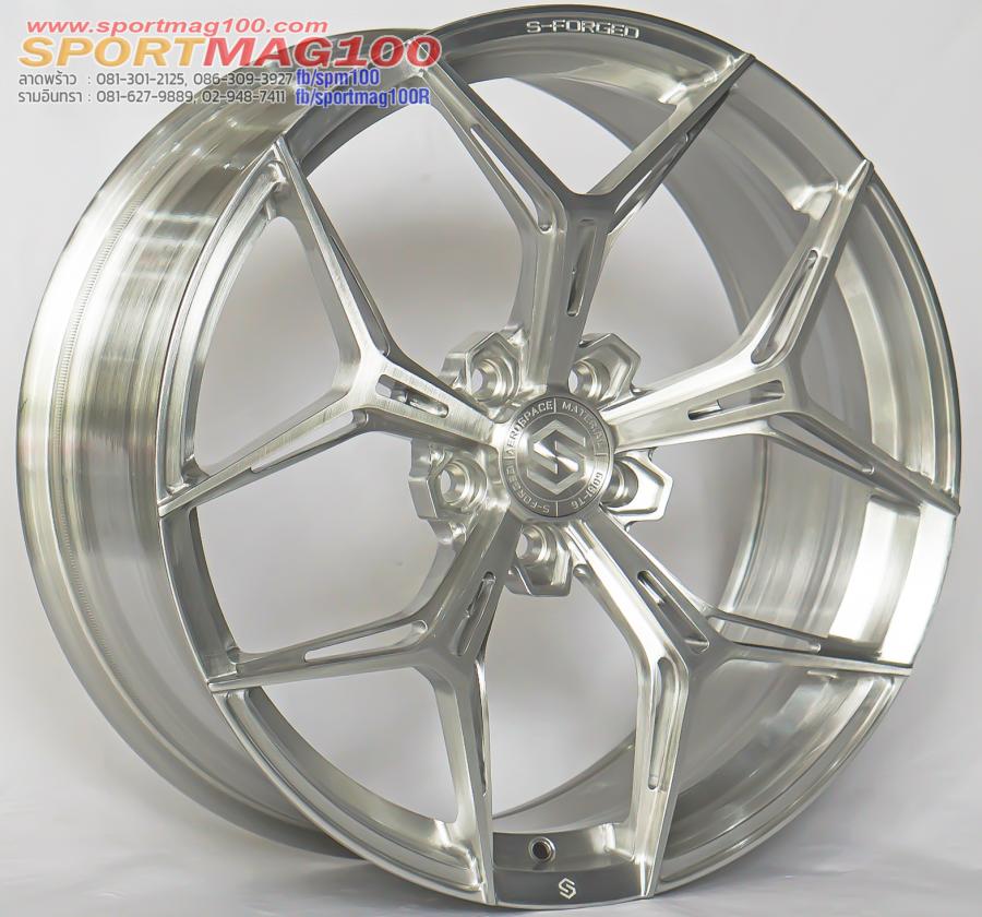 ล้อแม็กใหม่ S-Forged SF02 5รู112 ET35 Brush Silver 9.5-20นิ้ว (8.9kg.) ล้อแม็กใหม่ S-Forged SF02 5รู112 ET35 Brush Silver 9.5-20นิ้ว (8.9kg.)