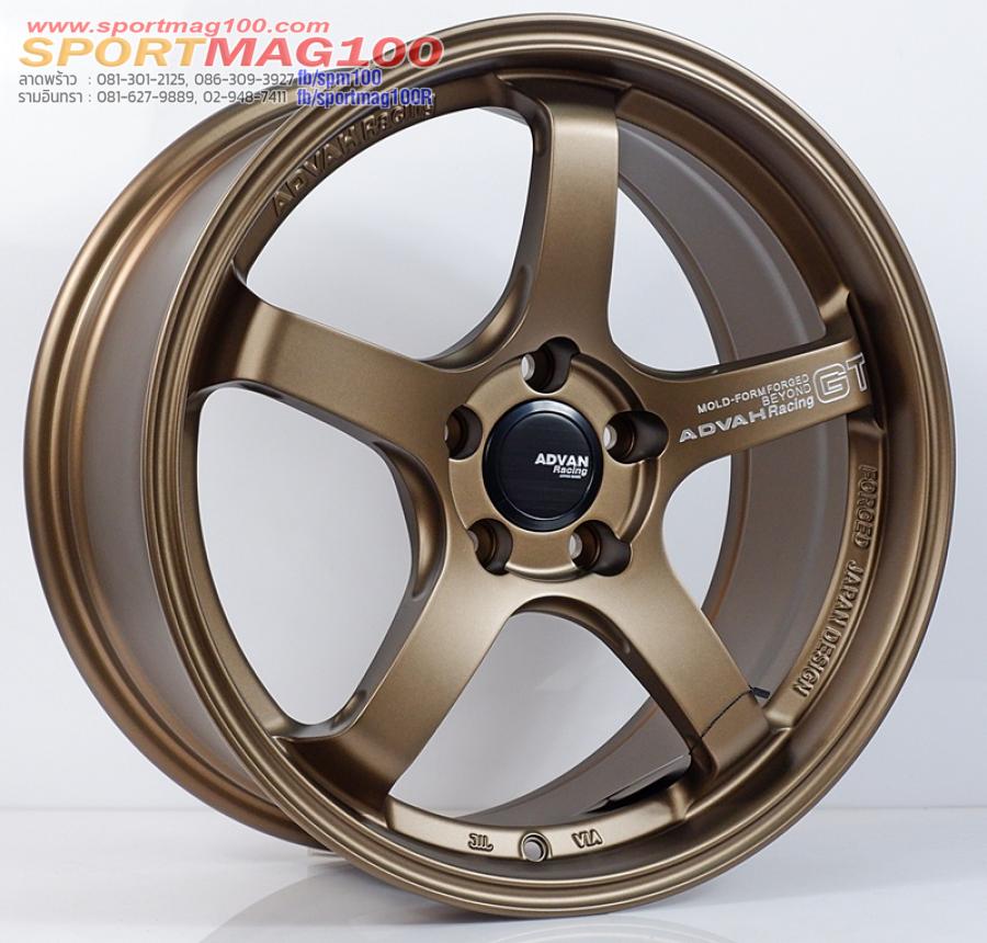 ล้อแม็กใหม่ Flowforming Advan GT 5รู112 สีทองCopper Offset35 กว้าง8.5 ขอบ18 ล้อแม็กใหม่ Flowforming Advan GT 5รู112 สีทองCopper Offset35 กว้าง8.5 ขอบ18