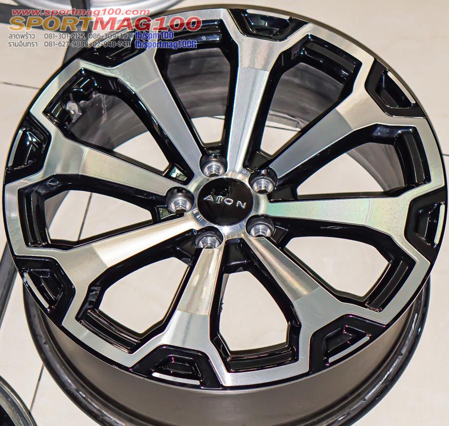 ล้อแม็กป้ายแดง AionV ขอบ19 5รู108 ดำหน้าเงา กว้าง 7.5 Offset42 (รามอินทรา) ล้อแม็กป้ายแดง AionV ขอบ19 5รู108 ดำหน้าเงา กว้าง 7.5 Offset42 (รามอินทรา)