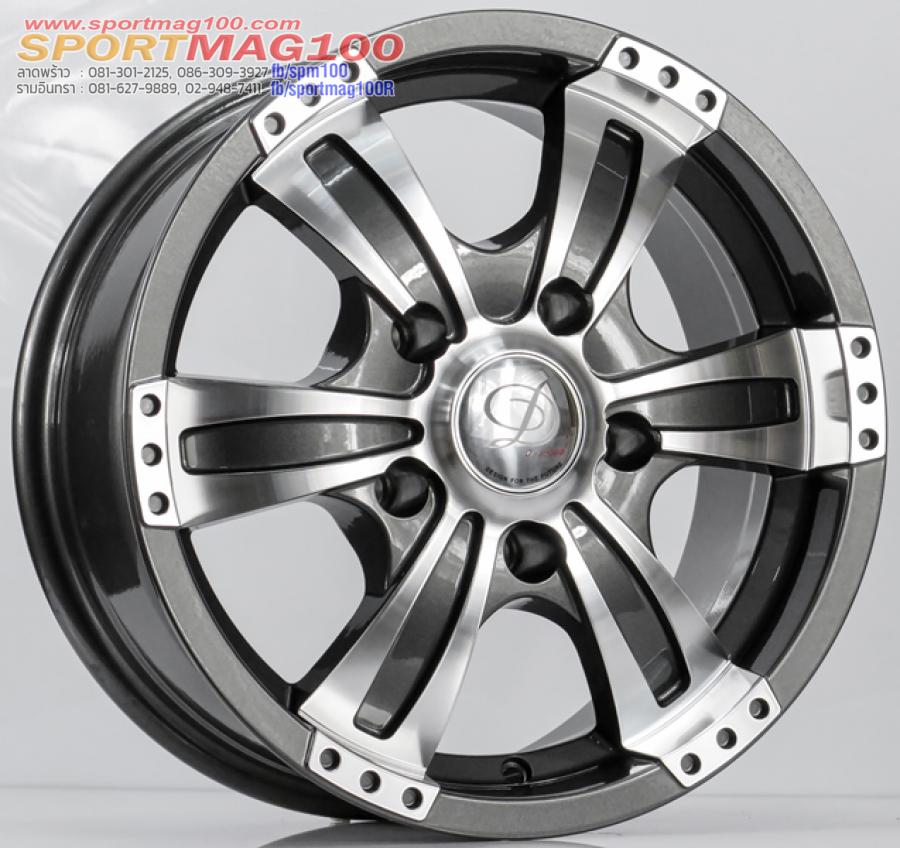 ล้อแม็กใหม่ D-Speed Ds004 สีเทาหน้าเงา 5รู139 Offset15 กว้าง 7นิ้ว ขอบ 16นิ้ว ล้อแม็กใหม่ D-Speed Ds004 สีเทาหน้าเงา 5รู139 Offset15 กว้าง 7นิ้ว ขอบ 16นิ้ว