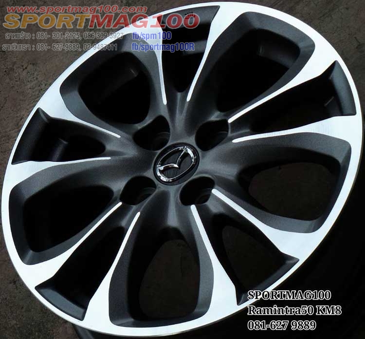 แม็กซ์ป้ายแดง Mazda2 SKY Modify G5 เทาเงา 15นิ้ว ล้อแม็ก แม็กซ์ป้ายแดง Mazda2 SKY Modify G5 เทาเงา 15นิ้ว