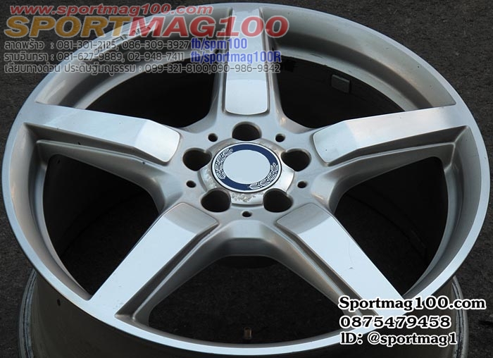 ล้อแม็กแท้ห้าง Benz AMG CLS 5รู112 ซิลเวอร์เงา F8.5 -19นิ้ว(ลาดพร้าว) มีเฉพาะล้อหน้า1วง ล้อแม็ก ล้อแม็กแท้ห้าง Benz AMG CLS 5รู112 ซิลเวอร์เงา F8.5 -19นิ้ว(ลาดพร้าว) มีเฉพาะล้อหน้า1วง