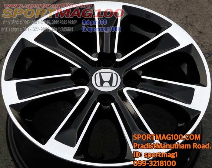 แม็กซ์แท้ห้าง New Jazz 4รู100 ดำหน้าเงา Modify by Sportmag100 6-15นิ้ว ล้อแม็ก แม็กซ์แท้ห้าง New Jazz 4รู100 ดำหน้าเงา Modify by Sportmag100 6-15นิ้ว