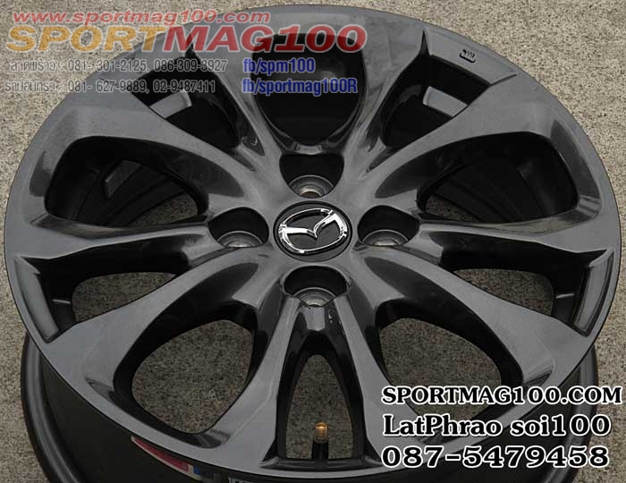 ล้อแม็กซ์ป้ายแดง Mazda2 SKY 4รู100 สีรมดำ 5.5-15นิ้ว(รามอินทรา) ล้อแม็ก ล้อแม็กซ์ป้ายแดง Mazda2 SKY 4รู100 สีรมดำ 5.5-15นิ้ว(รามอินทรา)