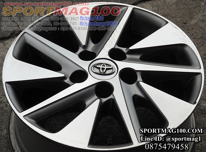 ล้อแม็กมือสองแท้ห้าง Toyota Alphard 5รู114 เทาหน้าเงา 6.5-16นิ้ว(ลาดพร้าว) ล้อแม็ก ล้อแม็กมือสองแท้ห้าง Toyota Alphard 5รู114 เทาหน้าเงา 6.5-16นิ้ว(ลาดพร้าว)