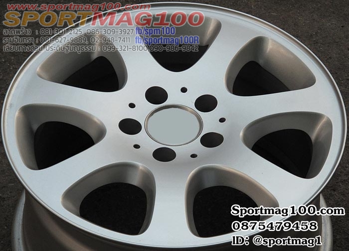 ล้อแม็กมือสองแท้ Benz A209 5รู112 ET37-32 สีเงิน F7 R8-16นิ้ว(รามอินทรา-ลาดพร้าว) ล้อแม็ก ล้อแม็กมือสองแท้ Benz A209 5รู112 ET37-32 สีเงิน F7 R8-16นิ้ว(รามอินทรา-ลาดพร้าว)