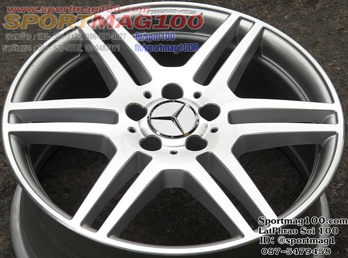 ล้อแม็กมือสองแท้ AMG 5รู112 ซิลเวอร์หน้าเงา F8 R8.5-18นิ้ว(ลาดพร้าว) ล้อแม็ก ล้อแม็กมือสองแท้ AMG 5รู112 ซิลเวอร์หน้าเงา F8 R8.5-18นิ้ว(ลาดพร้าว)