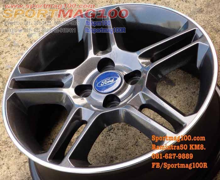 แม็กซ์มือสอง Fiesta Modify กันเมทาลิกขอบเงา 16นิ้ว ล้อแม็ก แม็กซ์มือสอง Fiesta Modify กันเมทาลิกขอบเงา 16นิ้ว