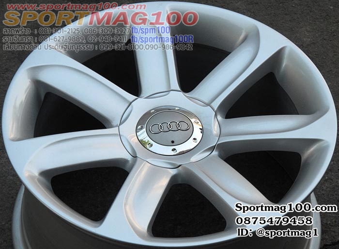 ล้อแม็กมือสองแท้ Audi TT-S 5รู112 ซิลเวอร์ 9-18นิ้ว(ลาดพร้าว-รามอินทรา) ล้อแม็ก ล้อแม็กมือสองแท้ Audi TT-S 5รู112 ซิลเวอร์ 9-18นิ้ว(ลาดพร้าว-รามอินทรา)
