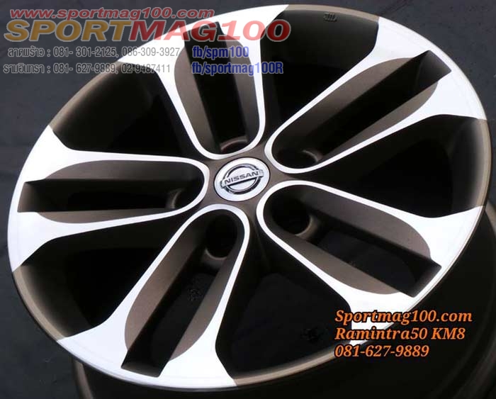 แม็กซ์ป้ายแดง Nissan Juke Modify ทองแดงแล็คด้าน 17นิ้ว(รามอินทรา) ล้อแม็ก แม็กซ์ป้ายแดง Nissan Juke Modify ทองแดงแล็คด้าน 17นิ้ว(รามอินทรา)