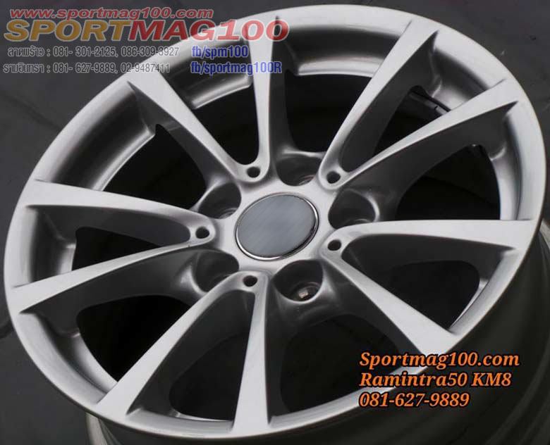 แม็กซ์ป้ายแดง New BMW 318I สีซิลเวอร์ 16นิ้ว ล้อแม็ก แม็กซ์ป้ายแดง New BMW 318I สีซิลเวอร์ 16นิ้ว