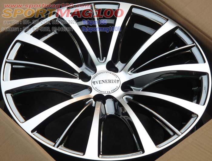 แม็กซ์ใหม่ลายหรู Venerdi Valente 4รู100 แบล็คโคม 17นิ้ว ล้อแม็ก แม็กซ์ใหม่ลายหรู Venerdi Valente 4รู100 แบล็คโคม 17นิ้ว